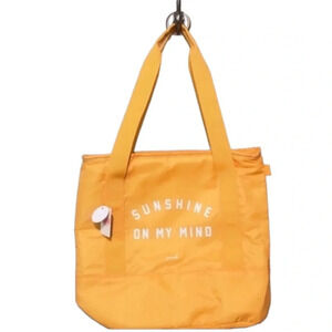 NWT PINK Victoria’s Secret Yellow Cooler Tote Bag